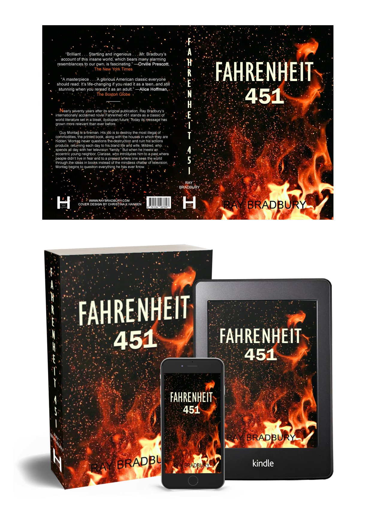 Fahrenheit 451 Book Cover