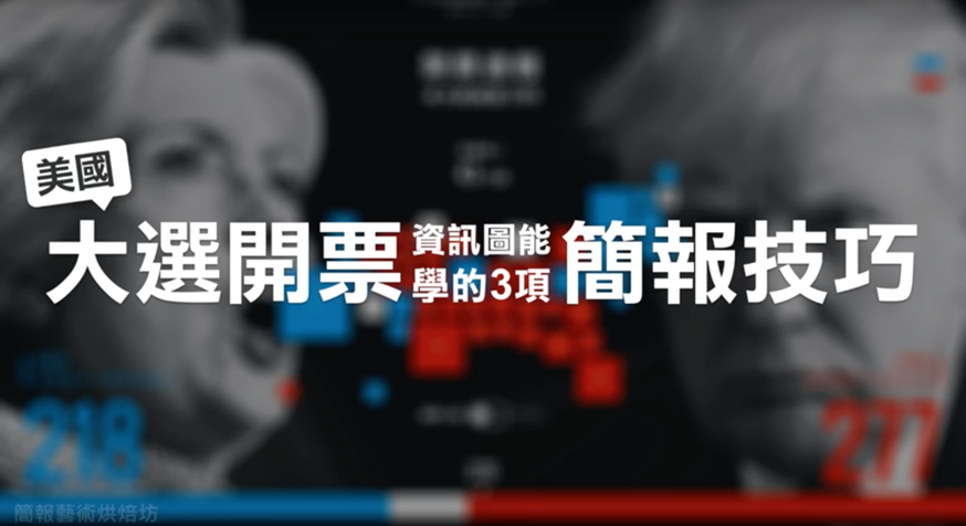 美國大選開票資訊圖能學的 3 項簡報技巧