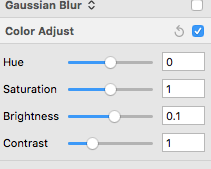 Sketch 的 Color Adjust
