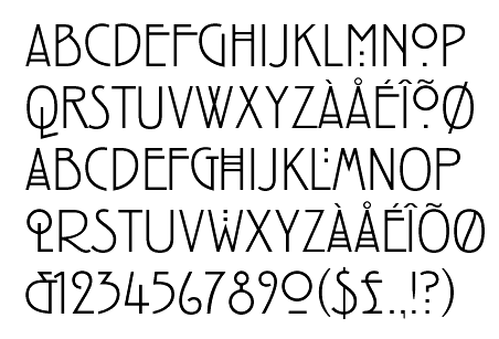 著名的美劇《美國恐怖故事》就是以 Mackintosh 字體作為標準字