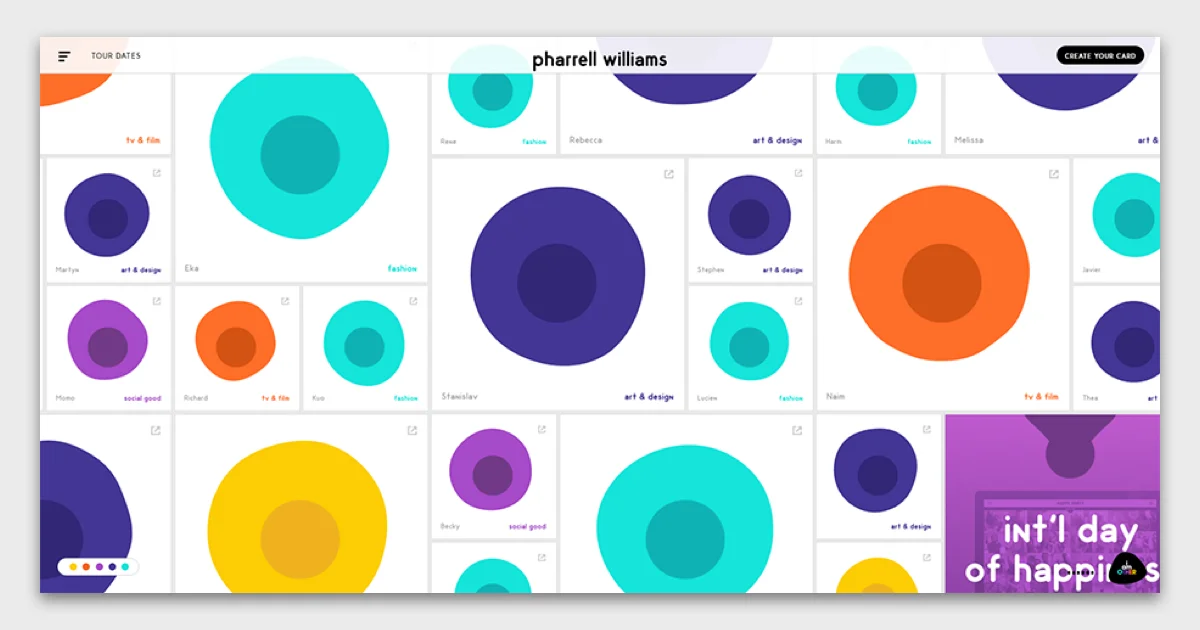平面構成之「點」睛的張力