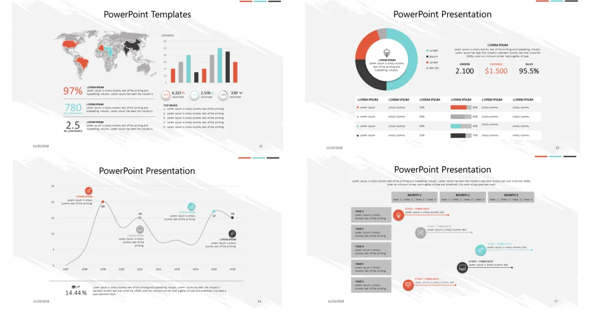 Templates 免費 PowerPoint 簡報範本下載,讓你的報告呈現最佳效果