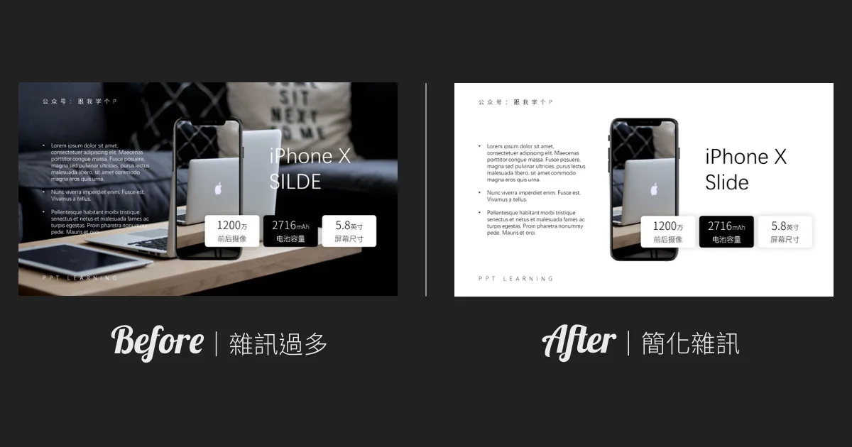 新手在簡報視覺中須避免的四個誤區