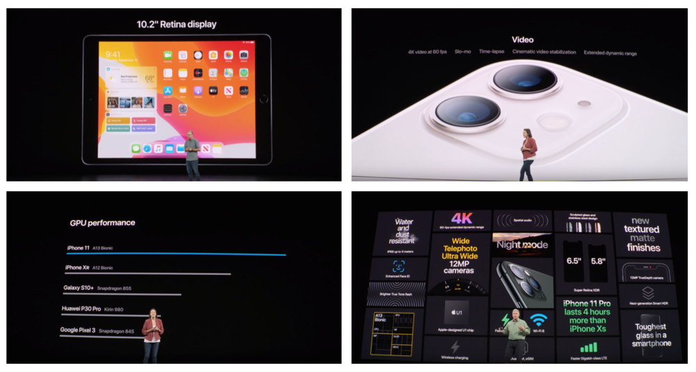 圖片來源: September Event 2019 — Apple