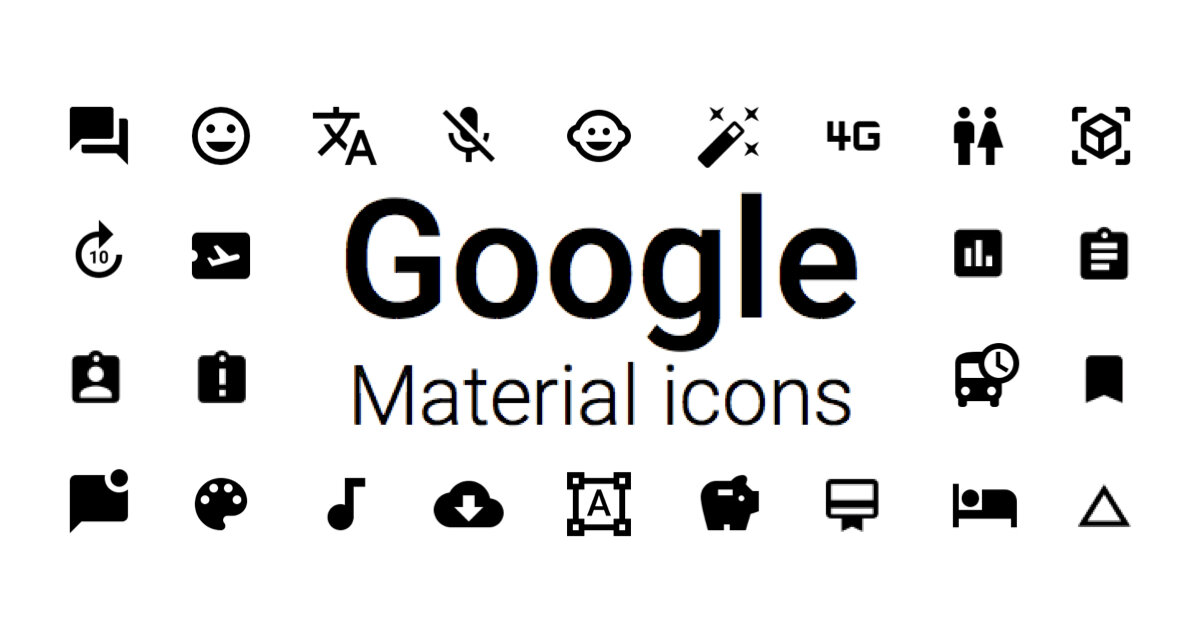 多達2000種Google material icon免費使用