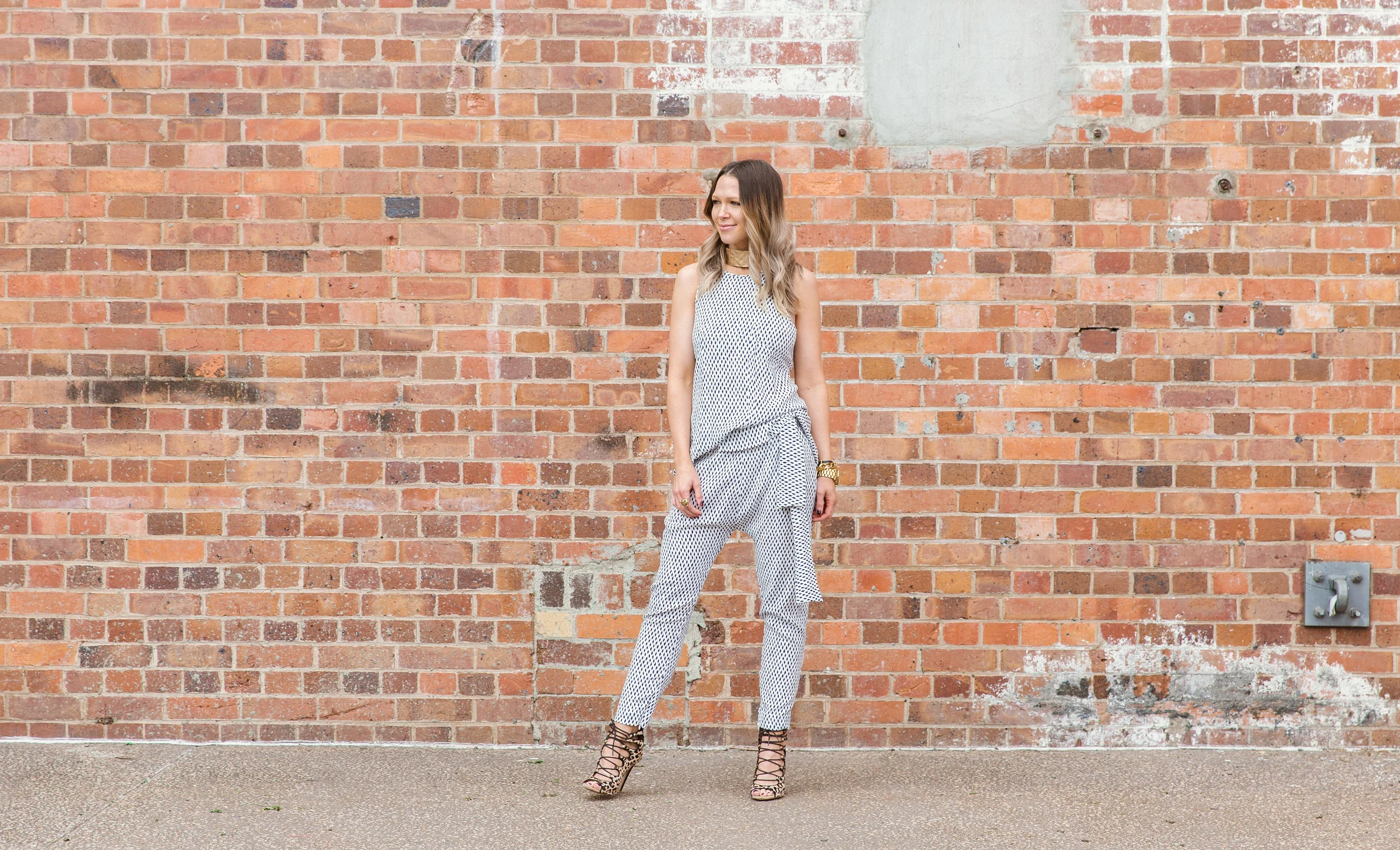All about that print on print - The Stardust Pants & The Stardust Top. Image by Sophia Aarons.