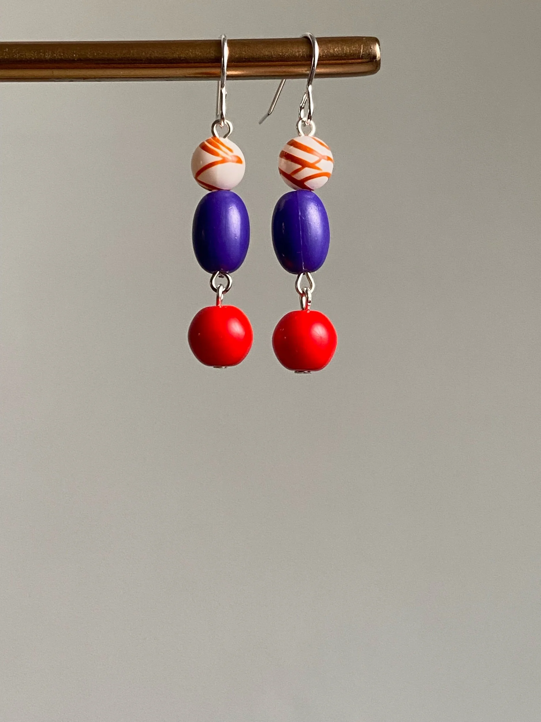 Super fun colourful earrings
