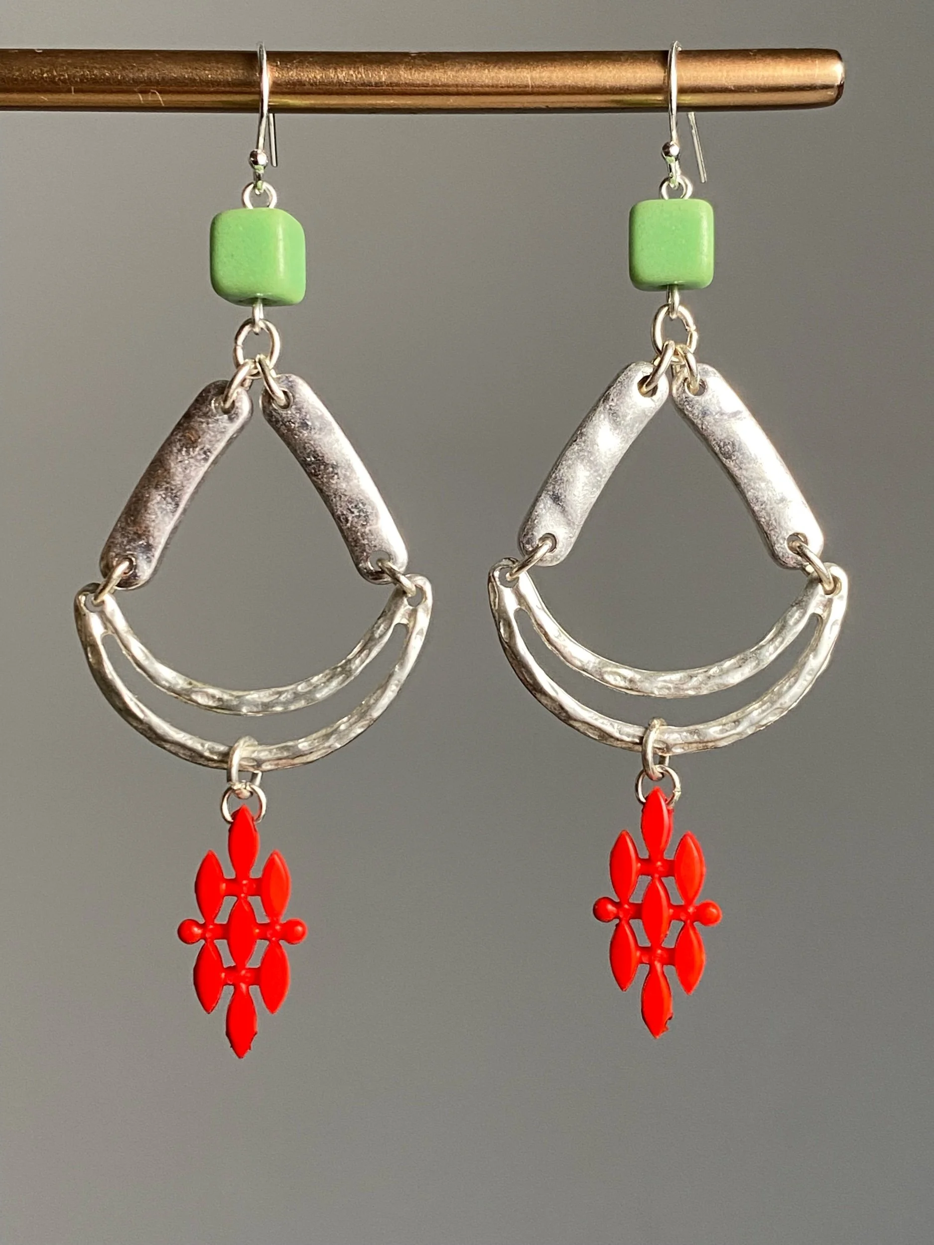 Bold fun earrings