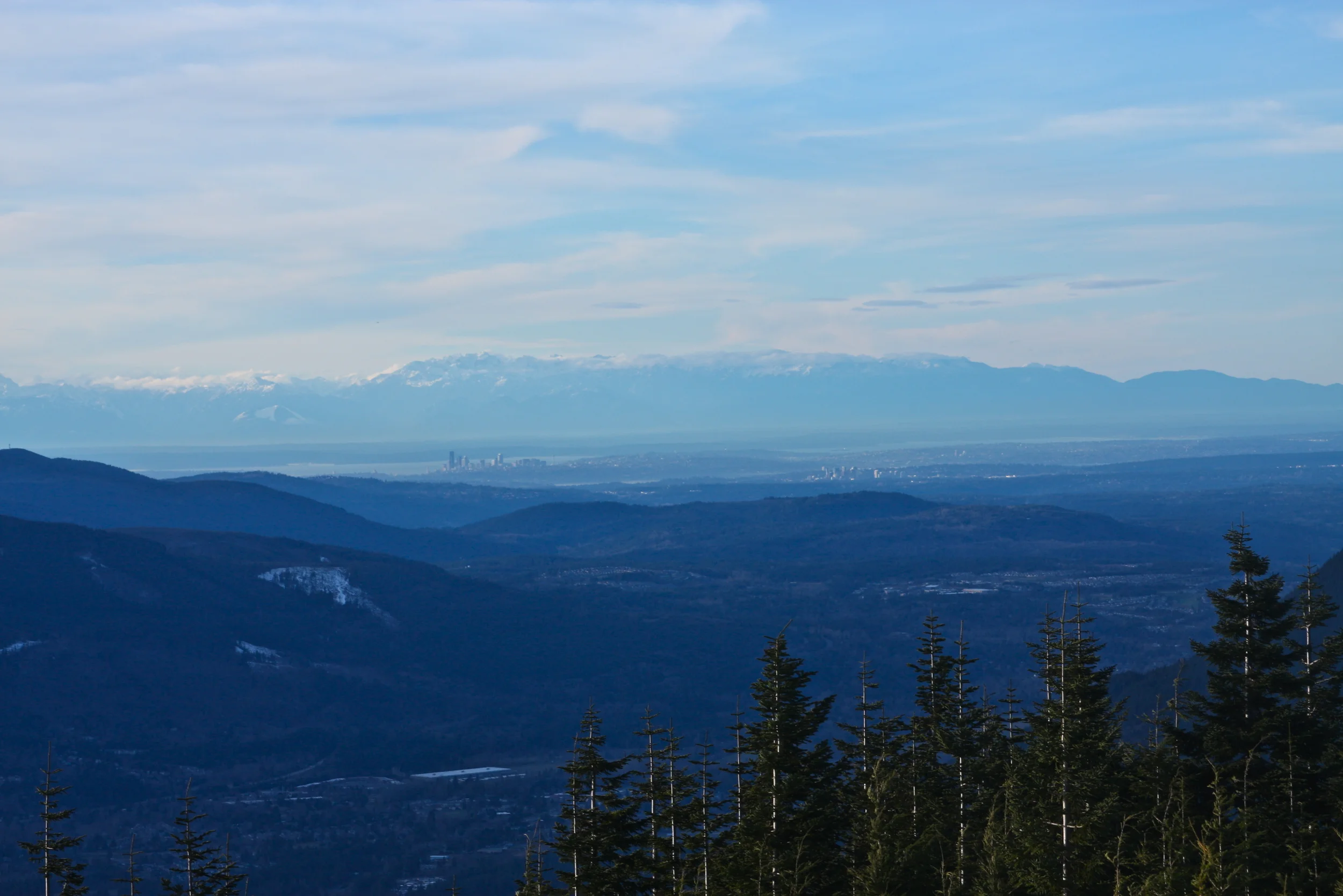 Seattle from afar.