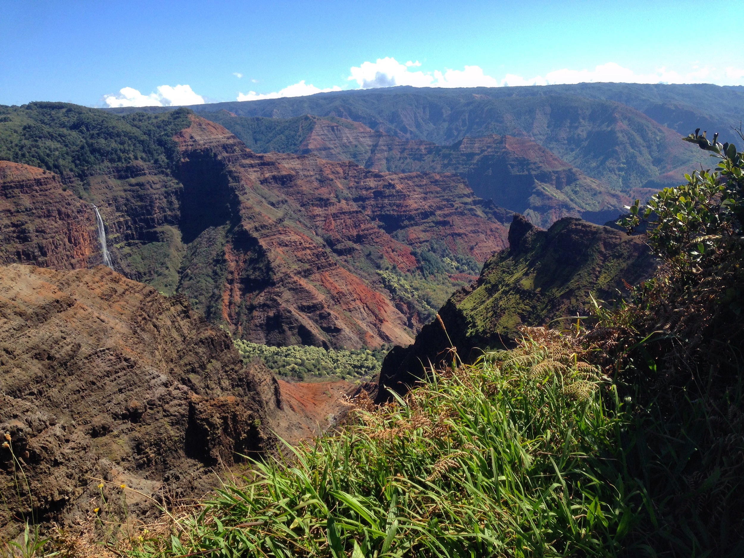 One of the many park-and-walk viewpoints with Waipoo falls in sight.