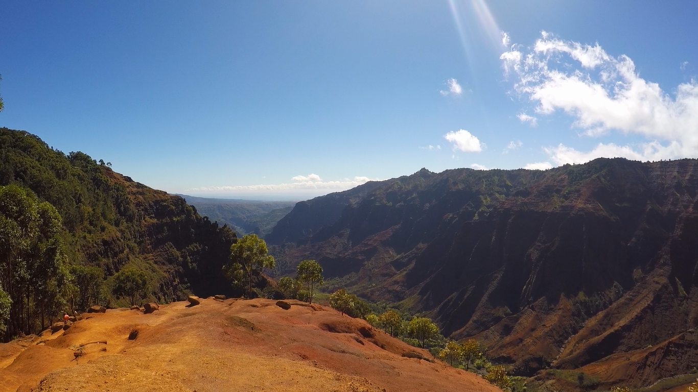 The Canyon Trail. A great view for minimal work. 