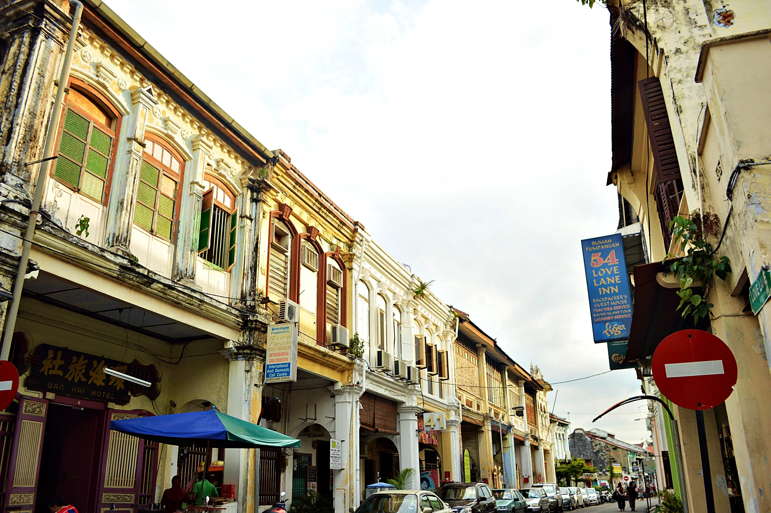 George Town, the capital of Penang, is marked by its colonial architecture, left over from a brief residency by the British East India Company.
