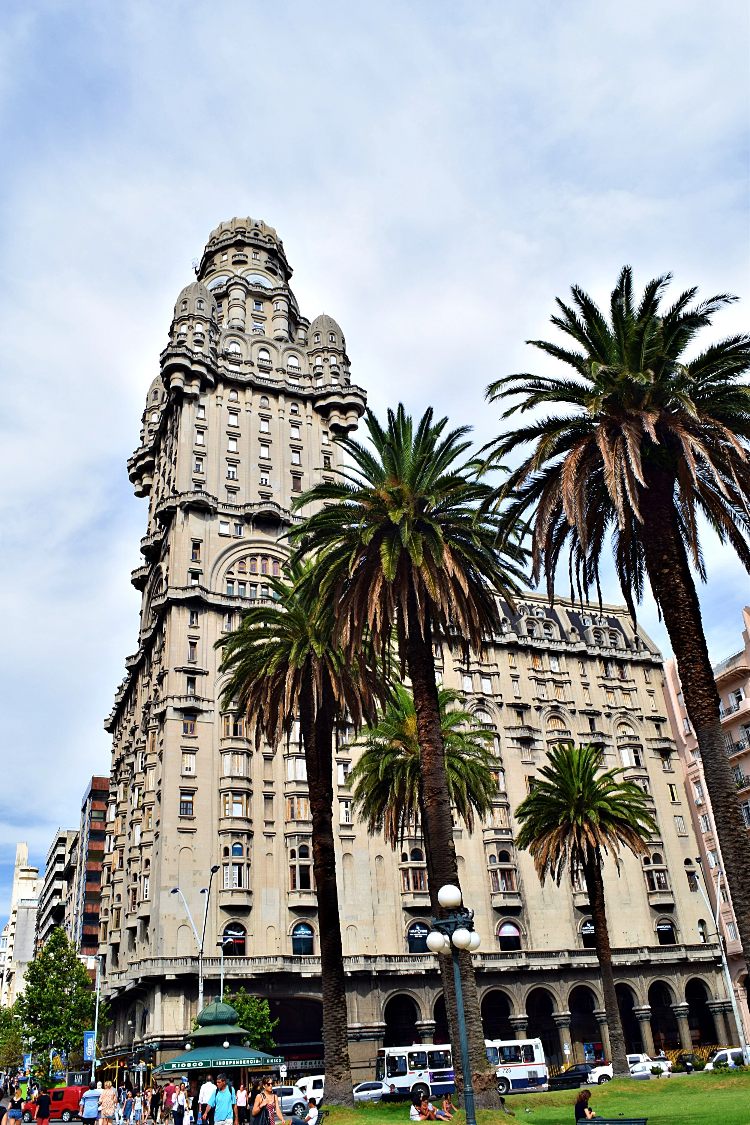 Palacio Salvo in Montevideo is one of the tallest buildings in South America, coming in 3rd after its twin building in Buenos Aires.