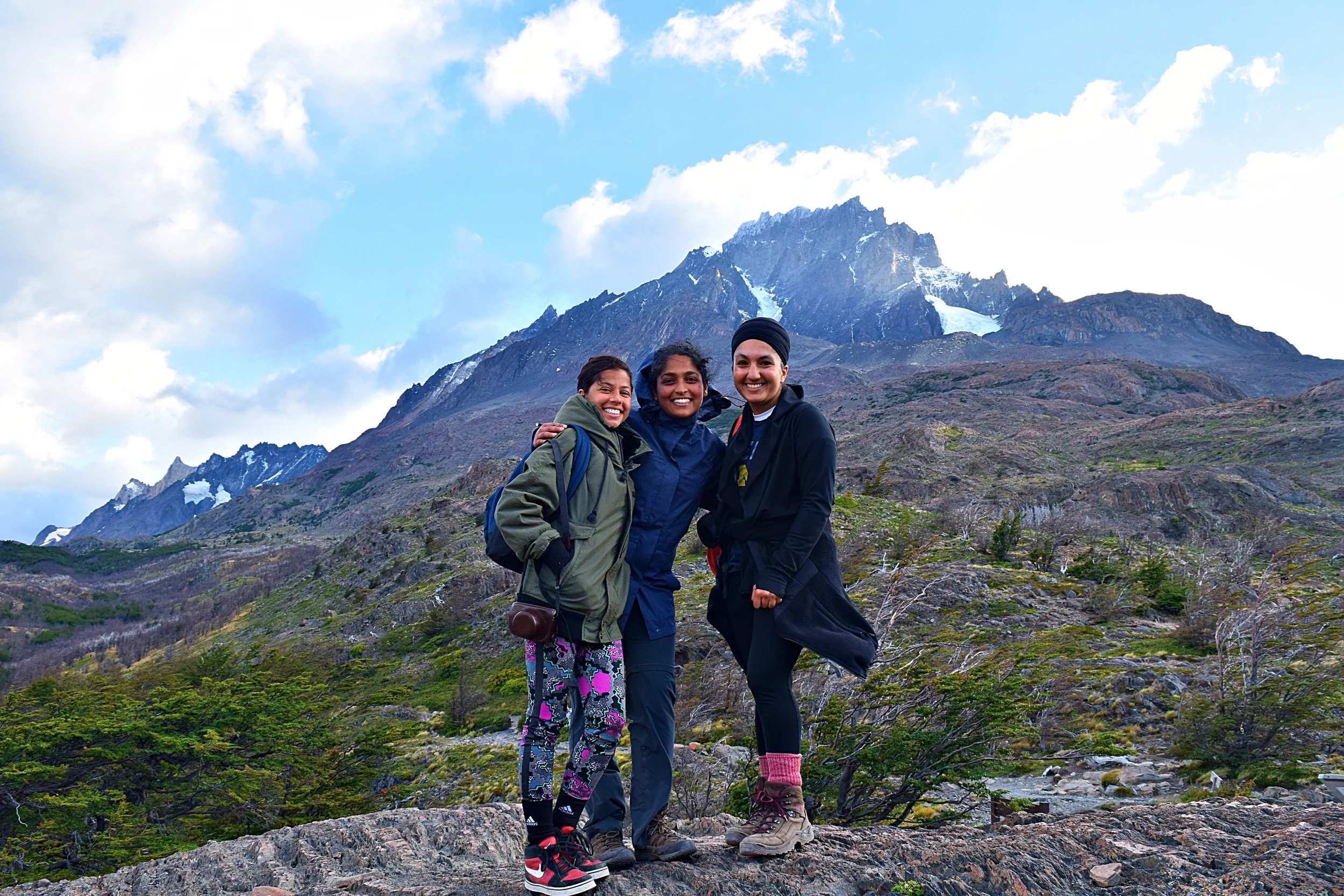 Trekking is always better with company. Loved having these two lovely ladies with me for the past week.