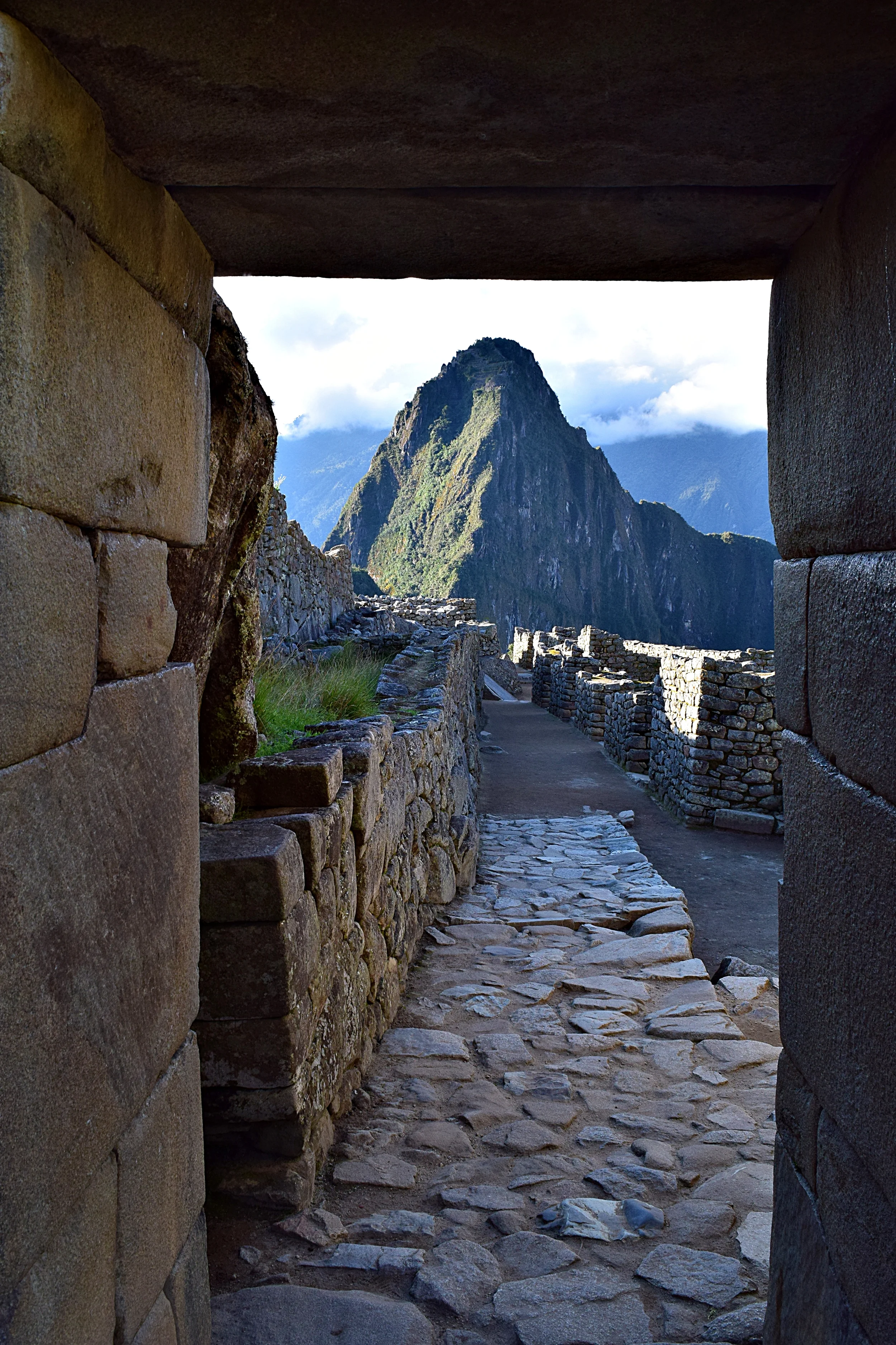 Machu Picchu's architectural genius left me awestruck; all doors and windows frame one of the two mountains on either side of the ruins.