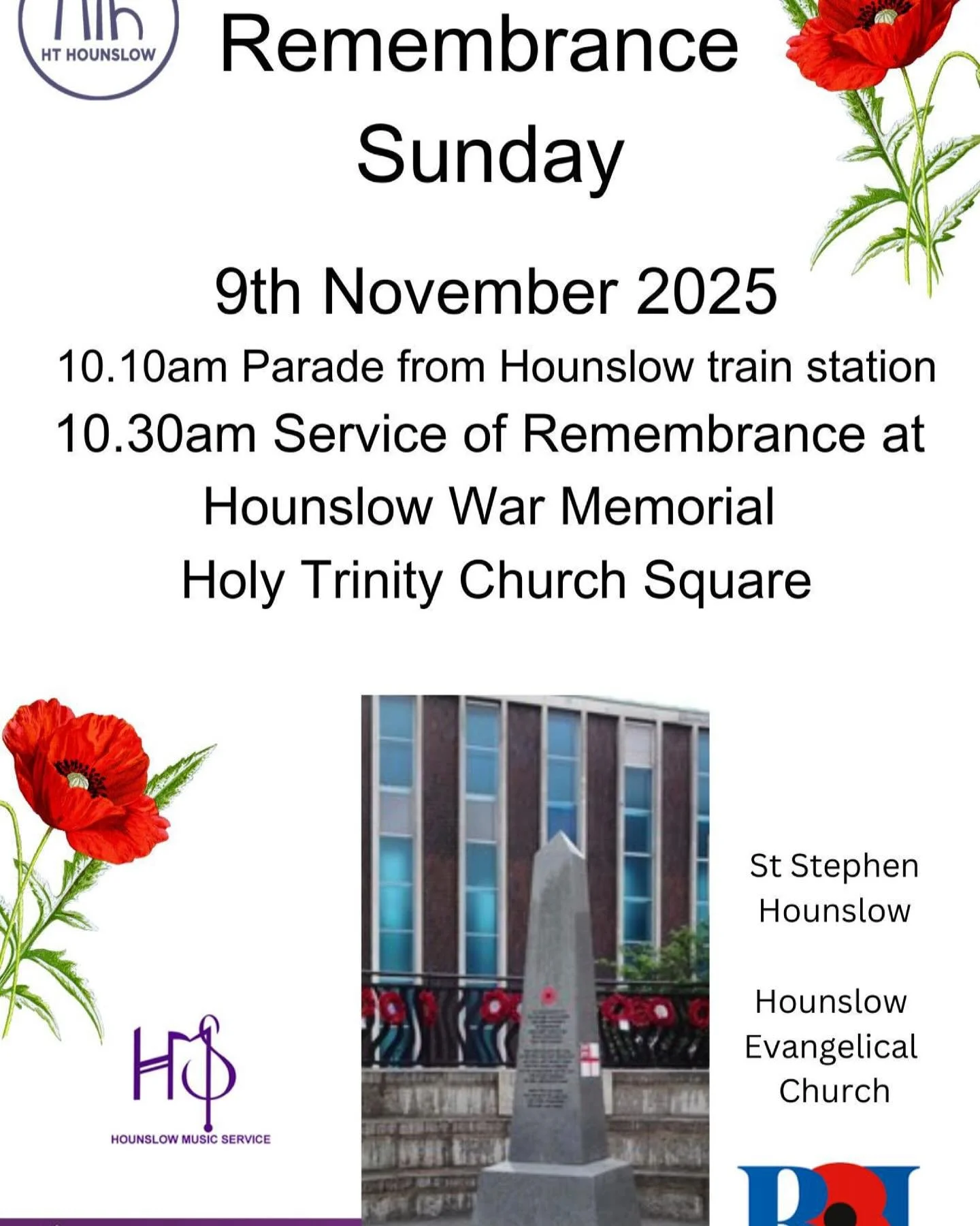 Let's unite this Remembrance Sunday to pay tribute to those who gave their lives for our freedom. #hounslow
