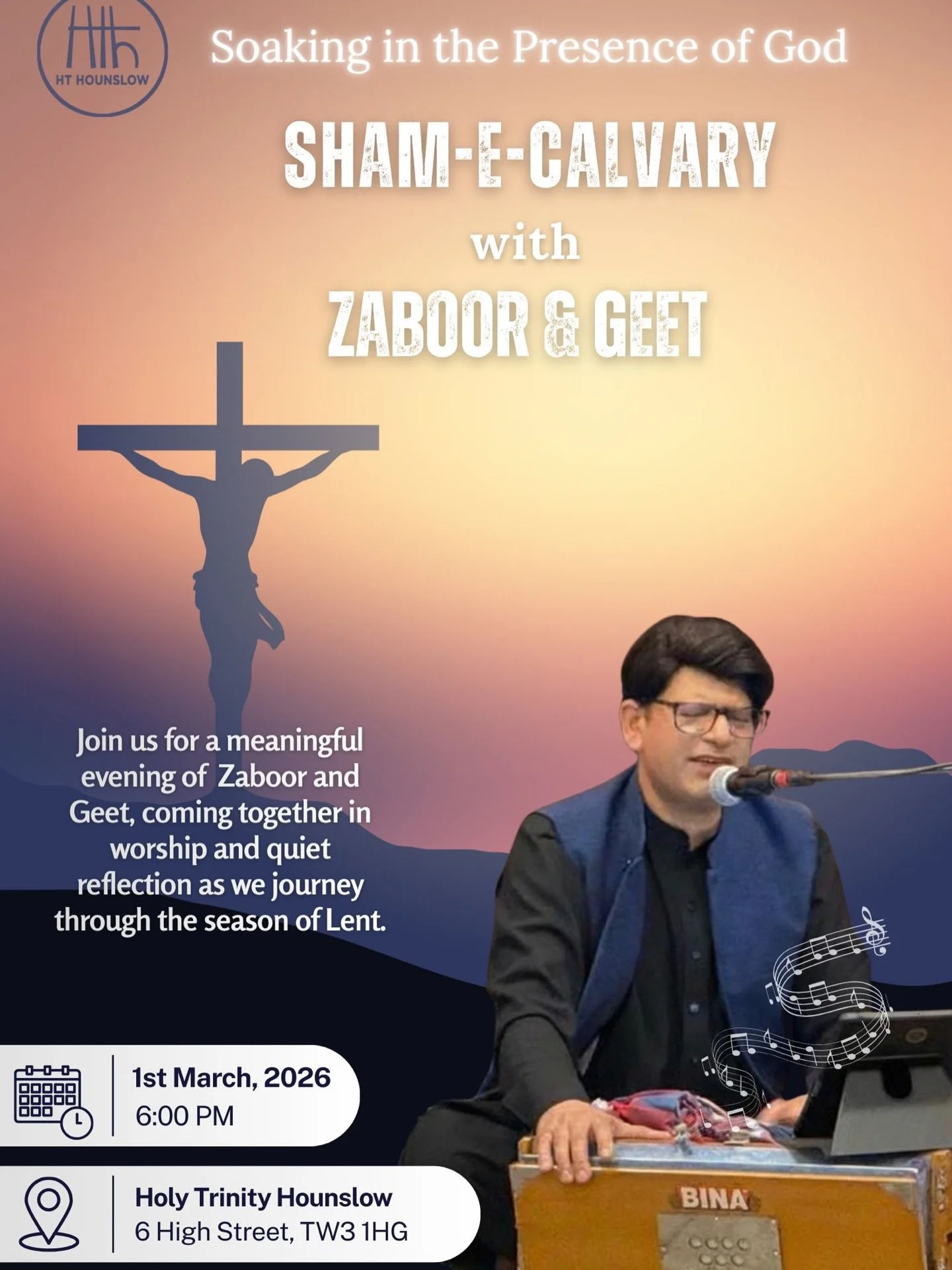 Zaboor aur Geet - every 1st Sunday at 6:00pm