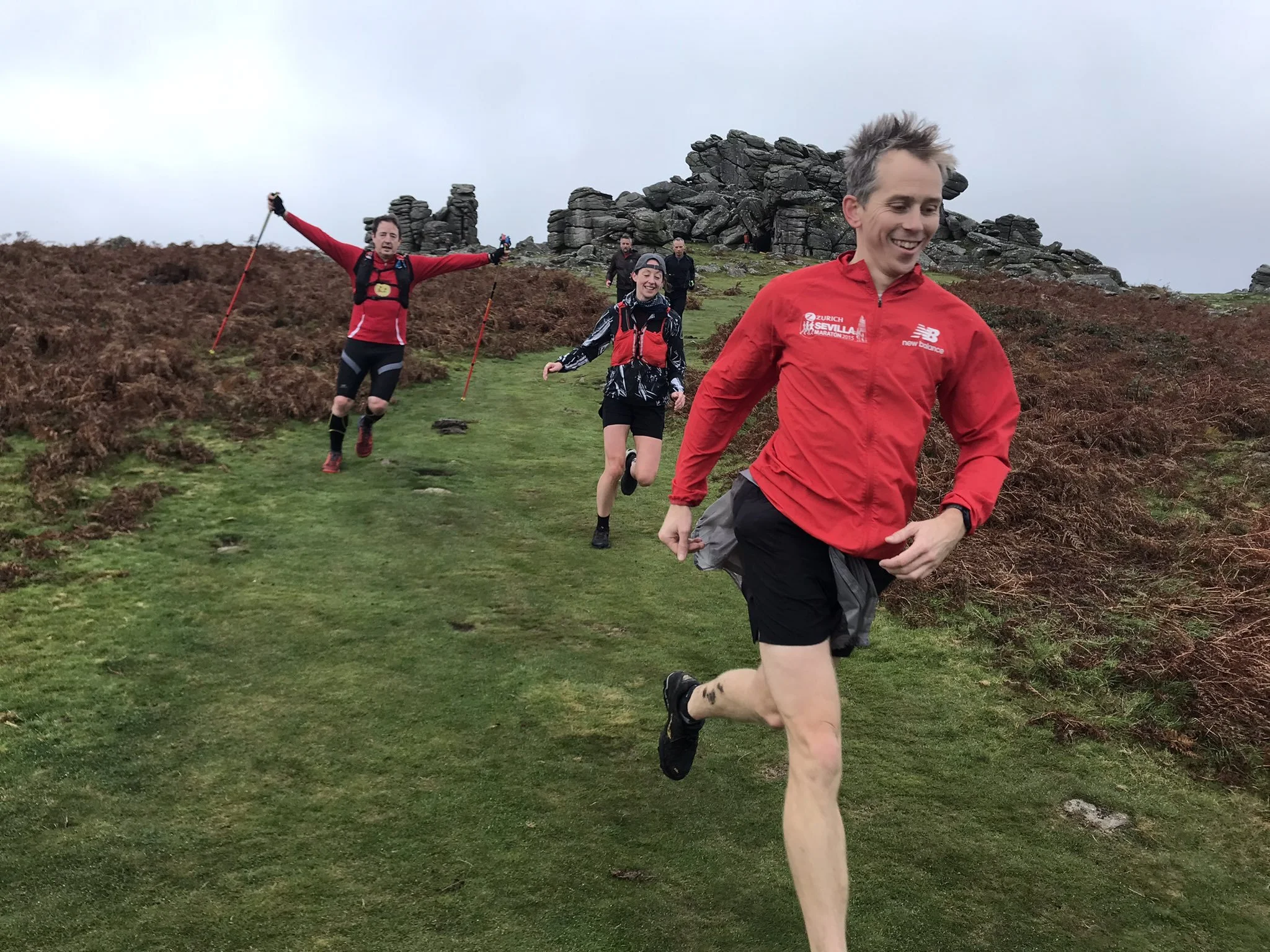 Writers go running on Dartmoor