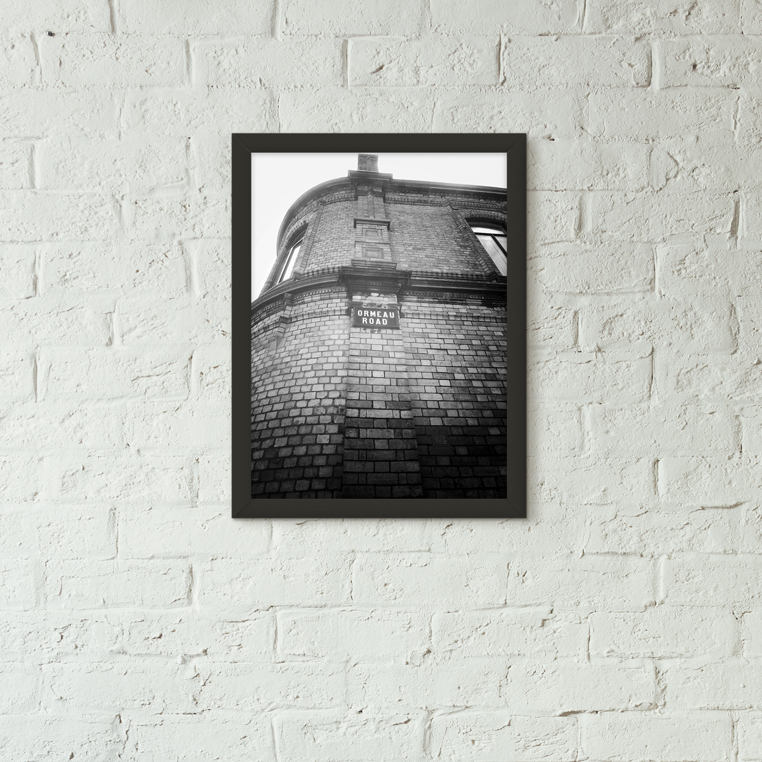 Photographic Print - Ormeau Road Sign, Northern Ireland