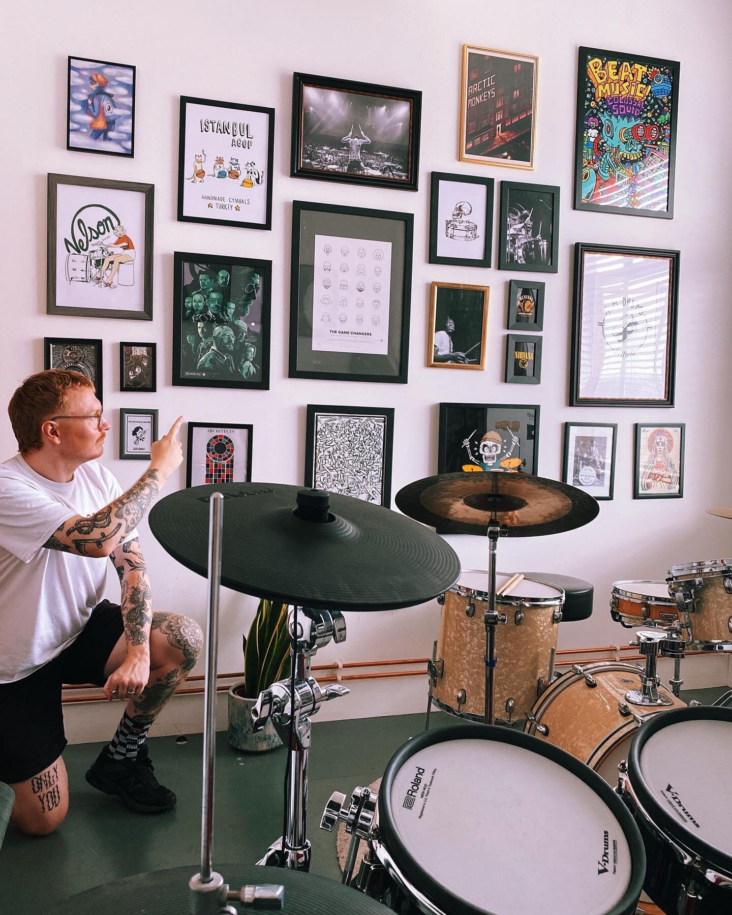 New entries to the studio Wall Of Frame 

@agrapedope 
@maiafjord 
@nelson_drum_shop 
@architects 
@hexyeah 
@revival_drum_shop 
@toymachine 

#drums #amdrumsstudio #drumlessons #gretschdrums 
#meinlcymbals #roland