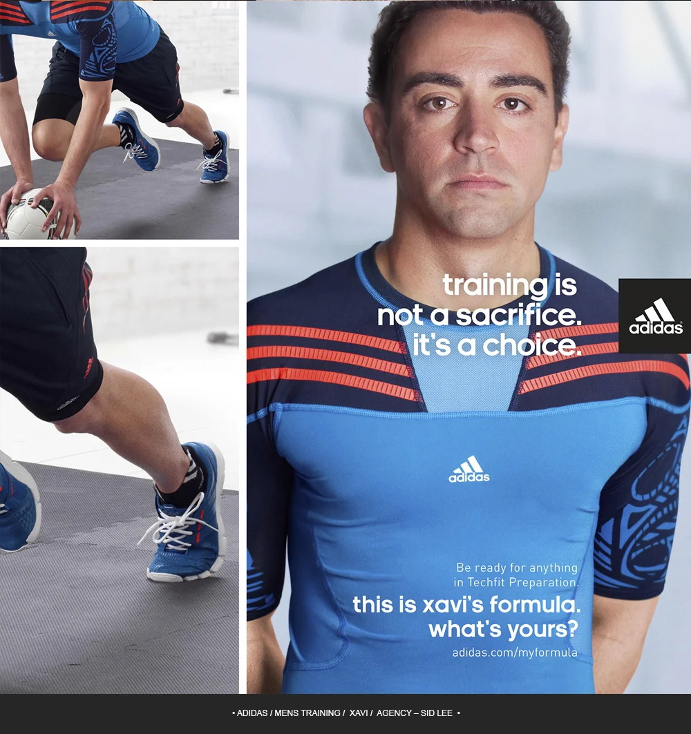 ADIDAS / MENS TRAINING / XAVI / AGENCY – SID LEE