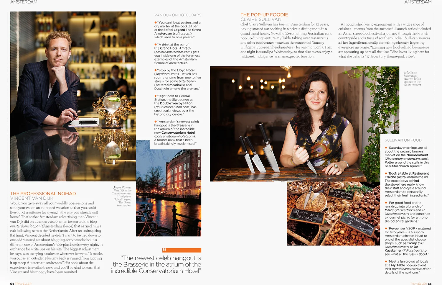 VINCENT DIJK AND CLAIRE SULLIVAN FOR EASYJET TRAVERLLER MAGAZINE