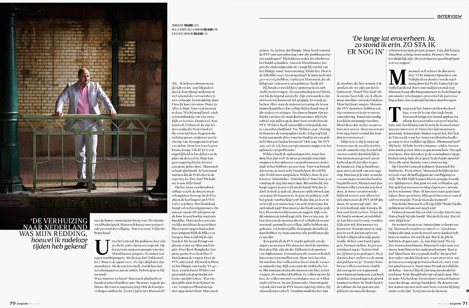 AHMED MARCOUCH FOR ESQUIRE MAGAZINE