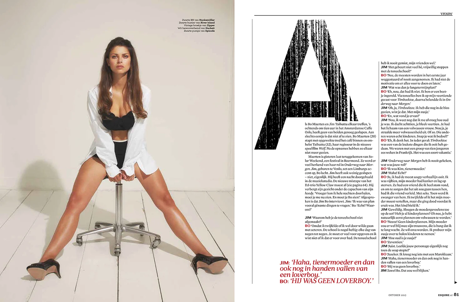 BO MAERTENS FOR ESQUIRE MAGAZINE