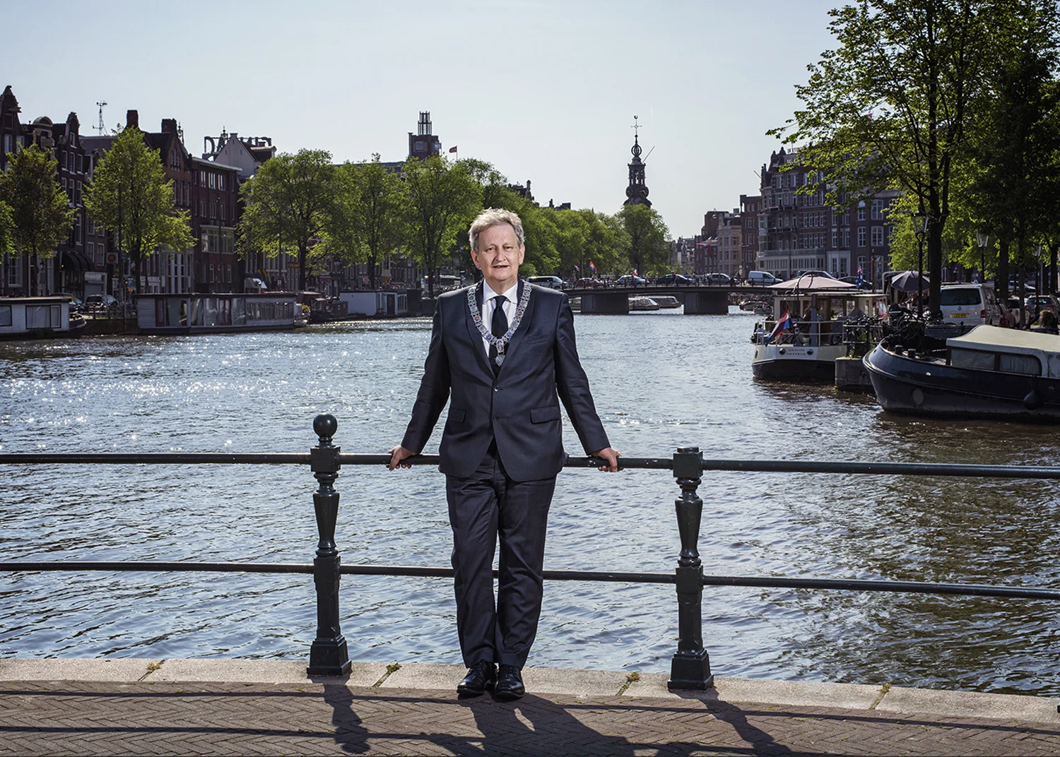 Eberhard Edzard van der Laan the Mayor of Amsterdam for the AGP 