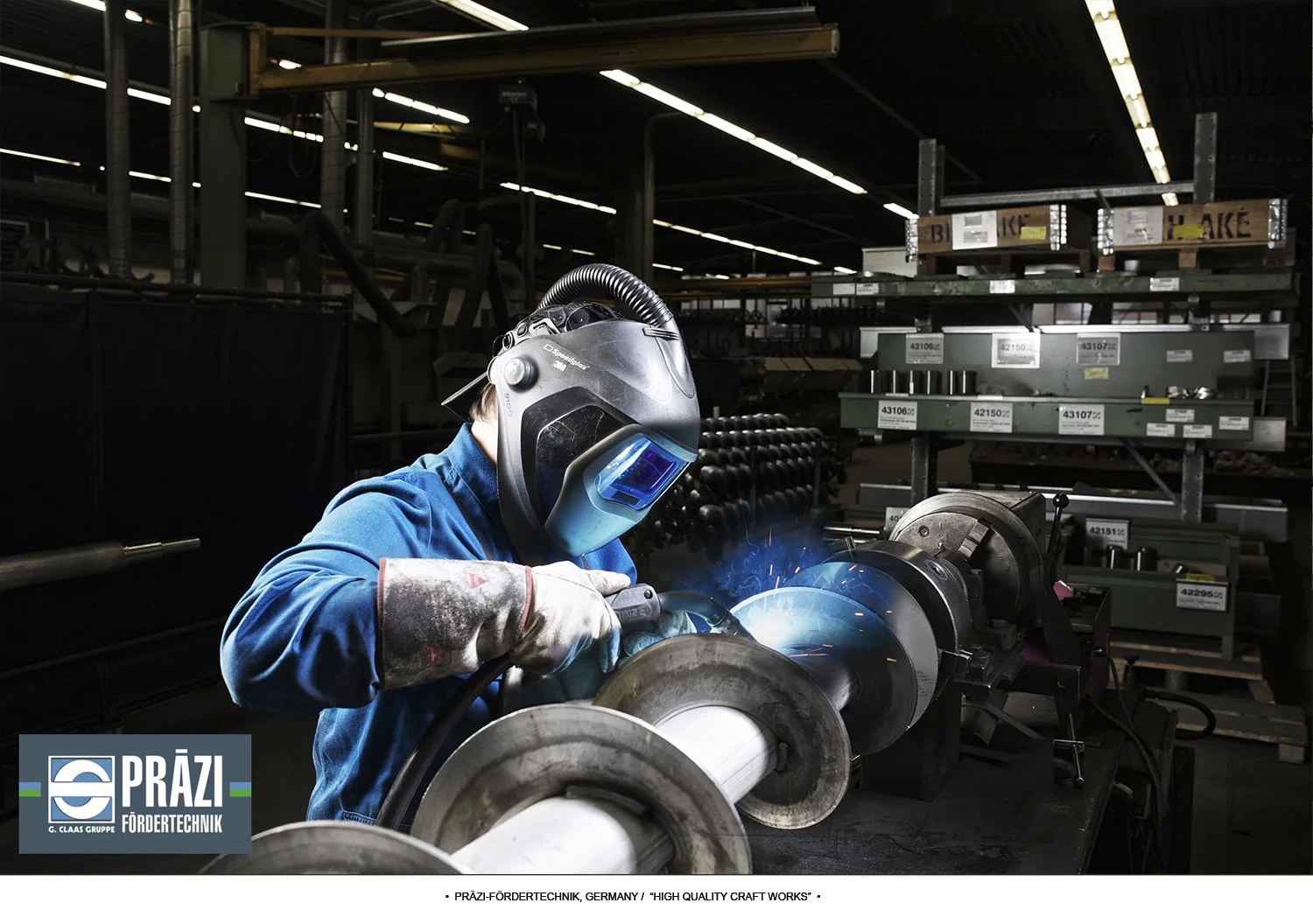 PRÄZI-FÖRDERTECHNIK, GERMANY,  “HIGH QUALITY CRAFT WORKS” 