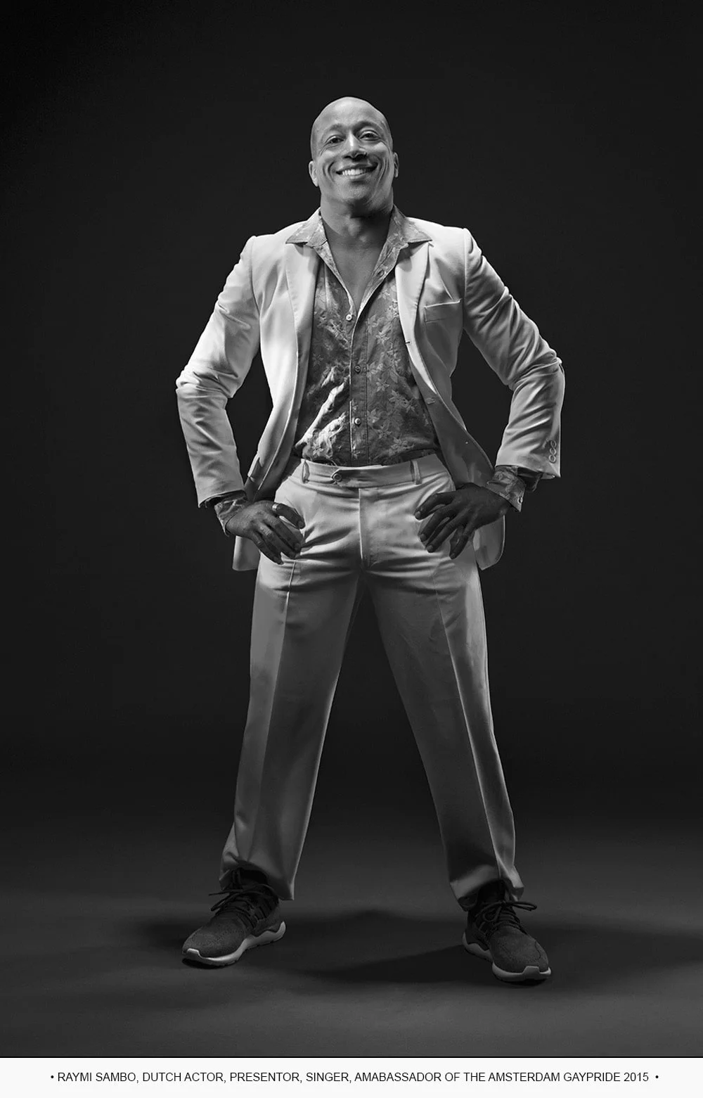 RAYMI SAMBO, DUTCH ACTOR, TV – PRESENTOR, SINGER AND OFFICAL AMABASSADOR OF THE AMSTERDAM GAYPRIDE 2015