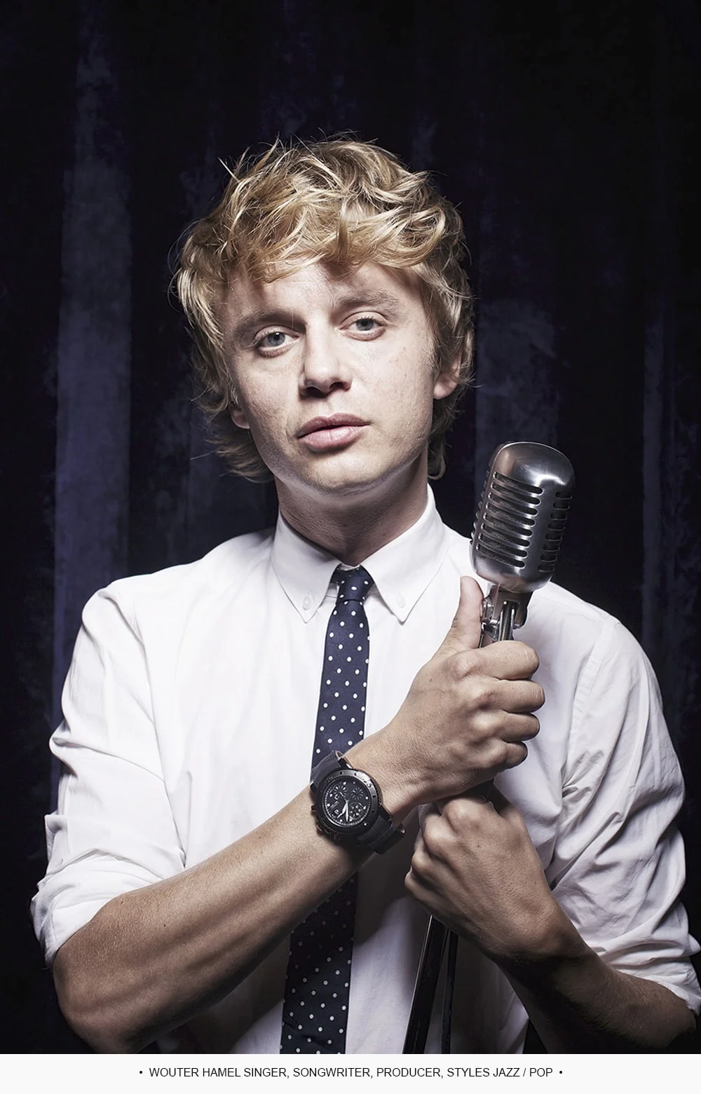 WOUTER HAMEL SINGER, SONGWRITER, PRODUCER, MASTERMIND BEHIND HAMELMUSIC INCLUDES 5 MEMBERS, HIS STYLE JAZZ, POP, WINNER OF THE DUTCH JAZZ VOCAL COMPETITION 2005