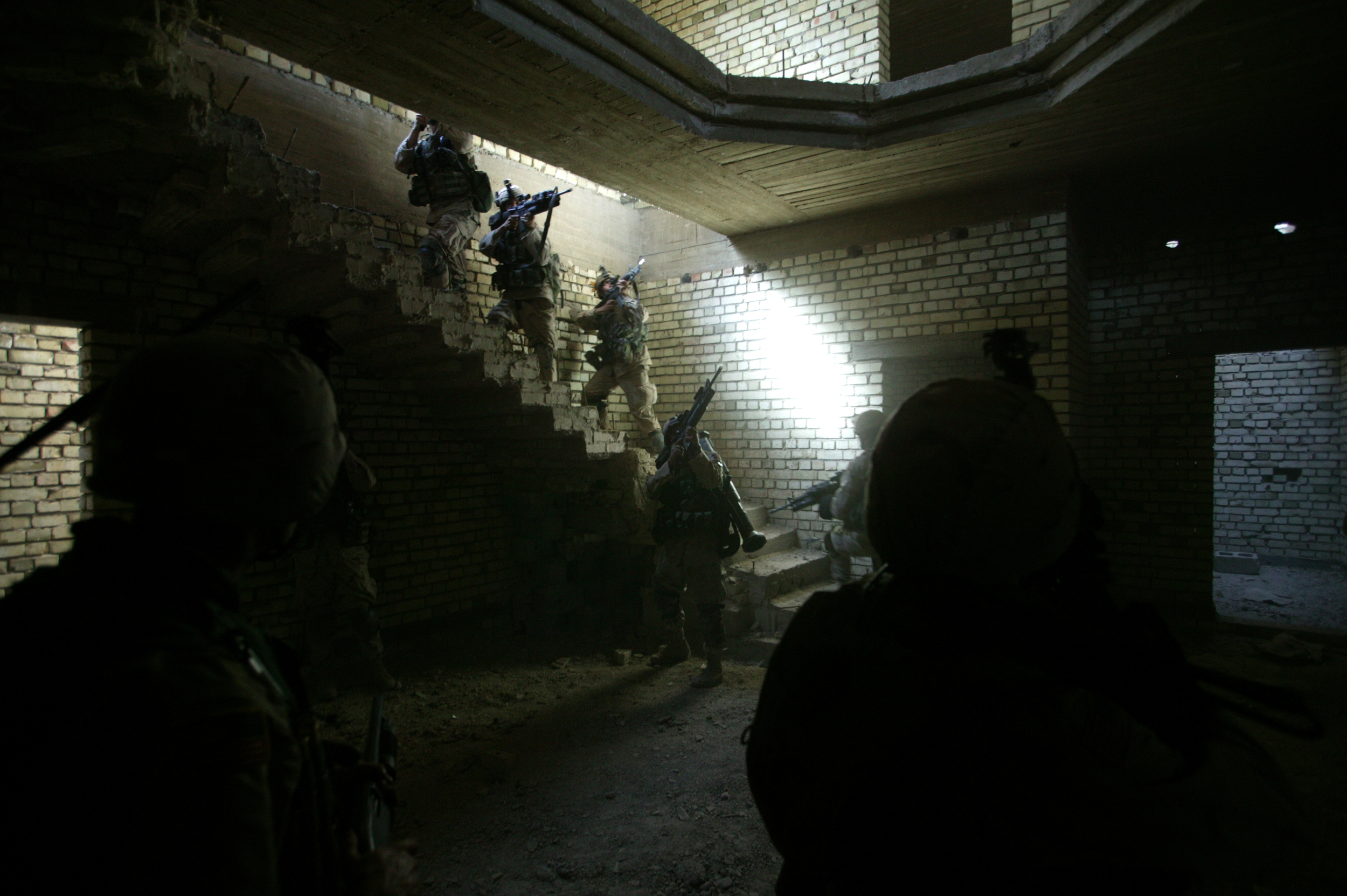 Only The Dead 13 - Credit Yuri Kosyrev _ Noor Images_U.S. Troops entering a house in Fallujah.jpg