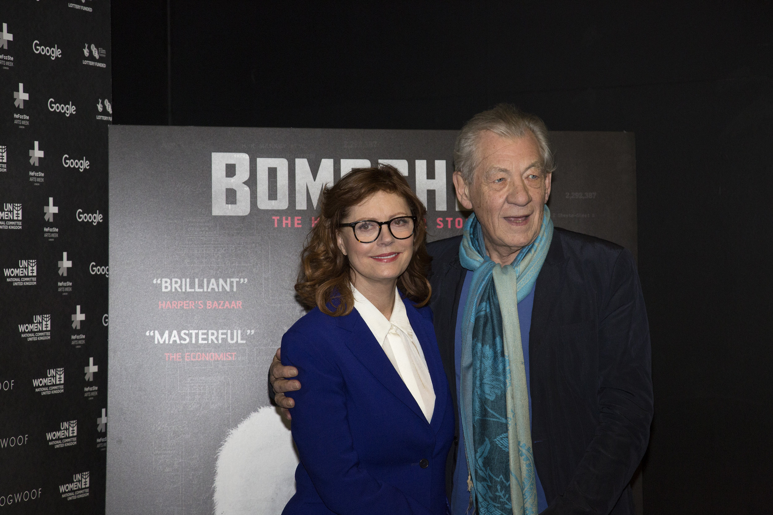 Susan Sarandon and Sir Ian McKellen