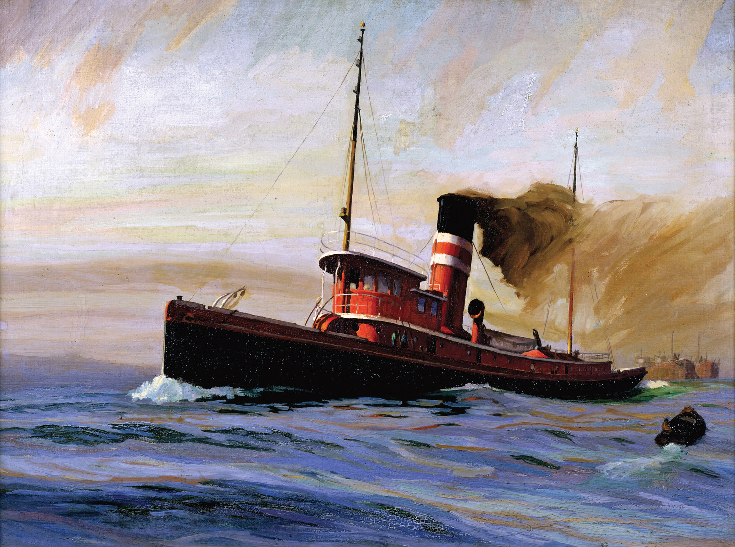  John A. Noble (1913-1983)   Kaleen   Reproduction of the original oil painting, c. 1947,  15 ¼” x 19 ¼”   Gift of McAllister Towing &amp; Transportation   