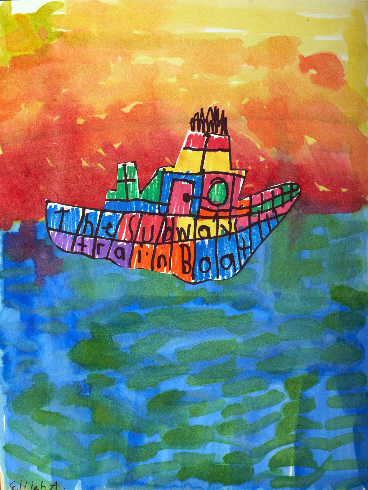 Tugboat by Elija Adams, 7th grade, PS 373R @ IS 61