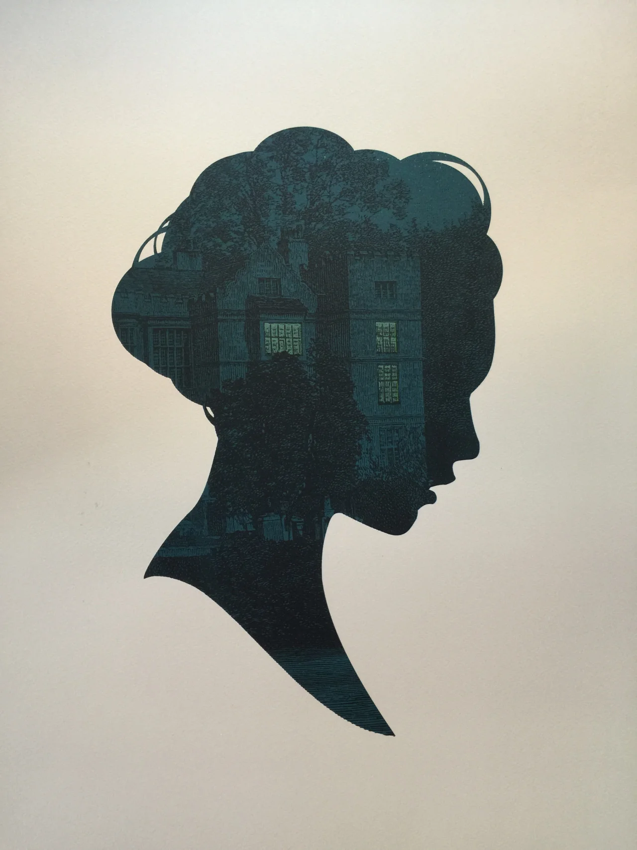 'The Lost Domain' Screenprint 2016 © Andrew Magee