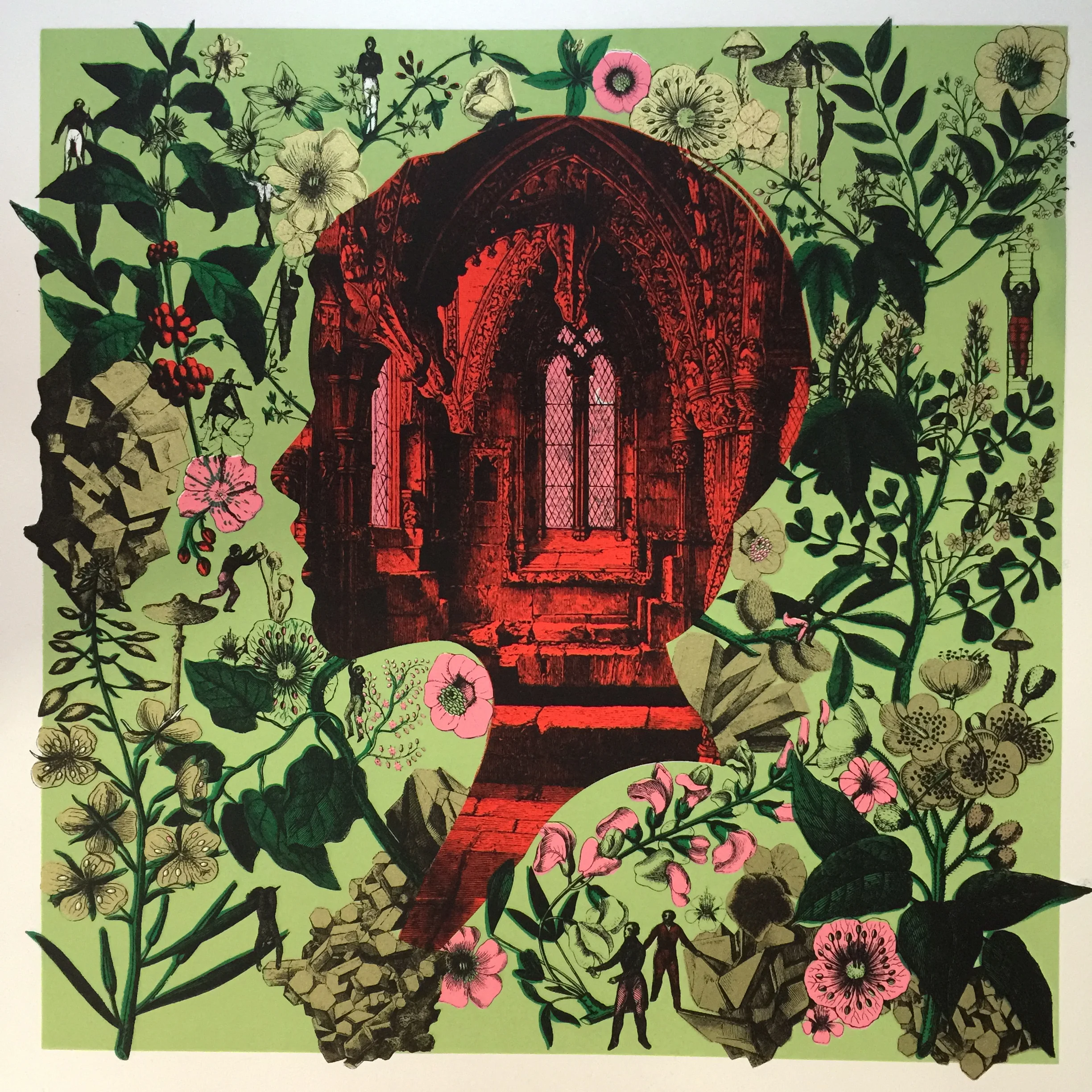 'The Red Chapel' Screenprint 2015 © Andrew Magee