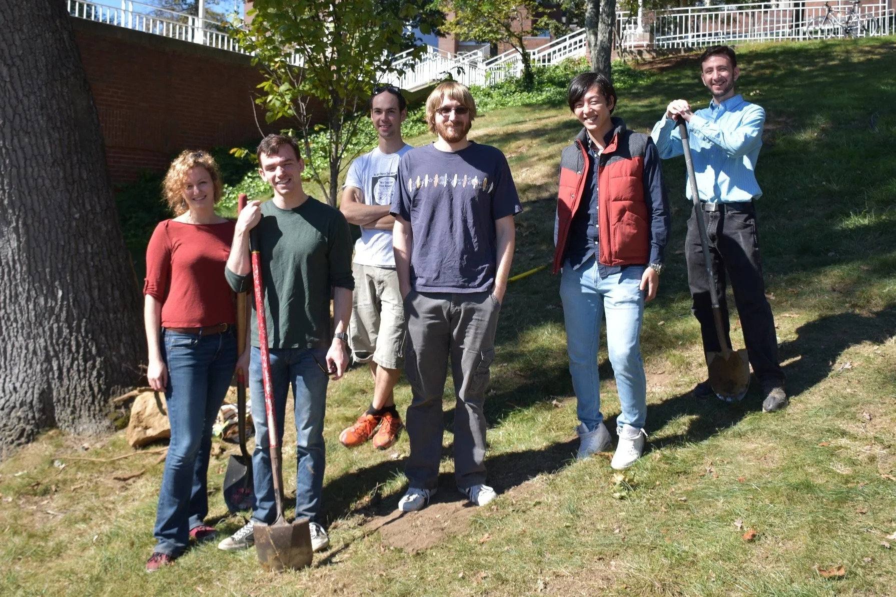 Rogers Lab - Brandeis University - Tree planting