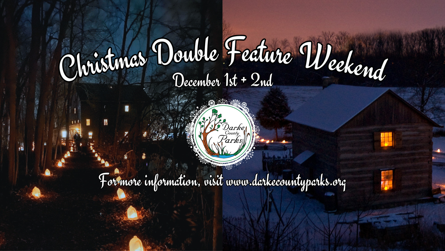 Mark your calendar! Christmas Double Feature Weekend is coming soon ...