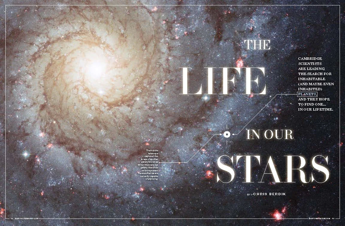 ARE WE ALONE? MIT's Sara Seeger is determined to find earth-like planets close to home within her lifetime. Read it here.