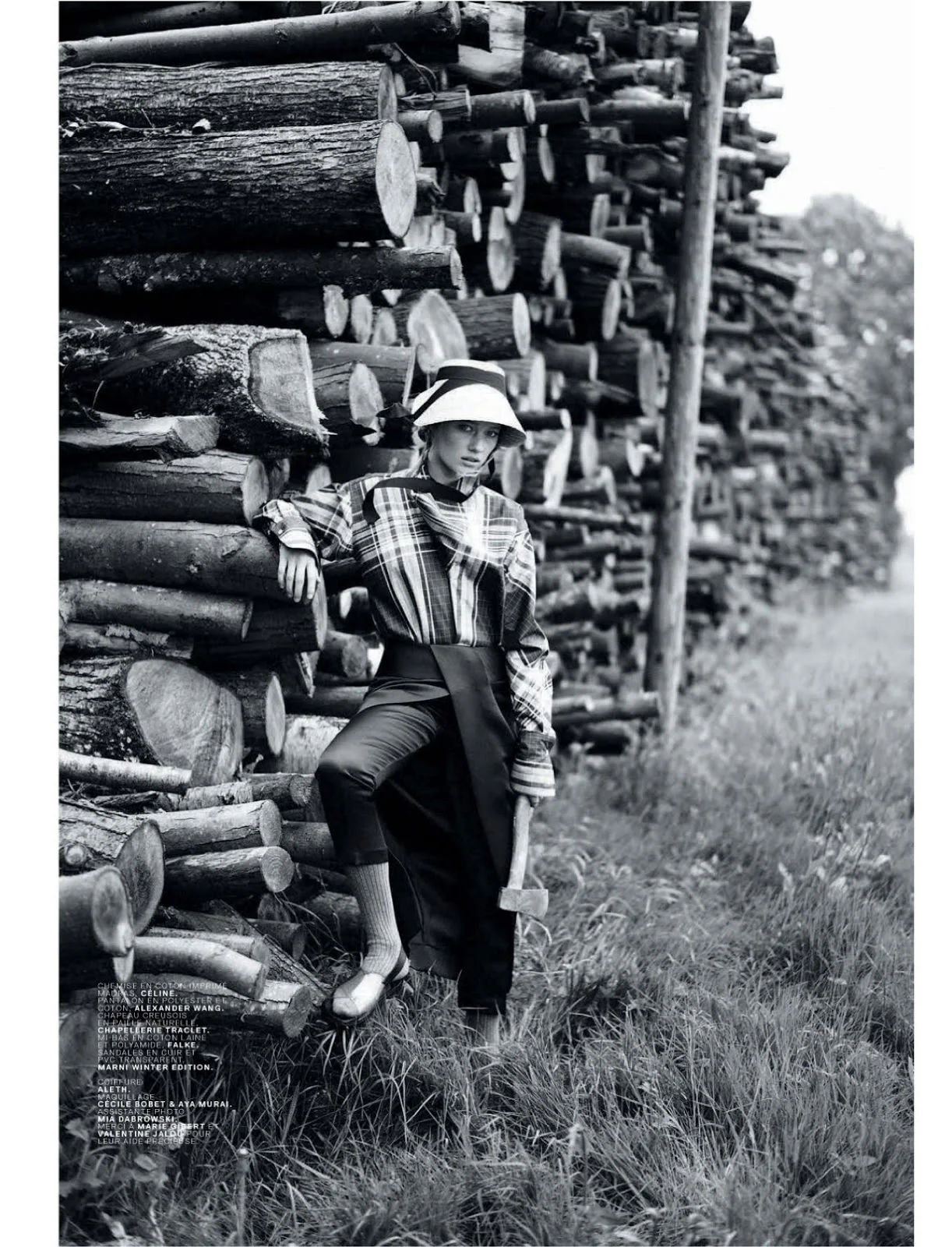 Jalouse Magazine shot by Mathieu Cesar styled by Simon Pylyser and me
