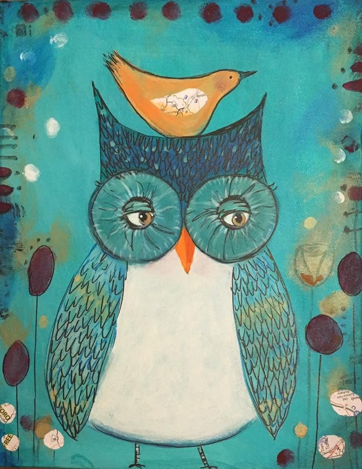 owl with bird painting.jpg