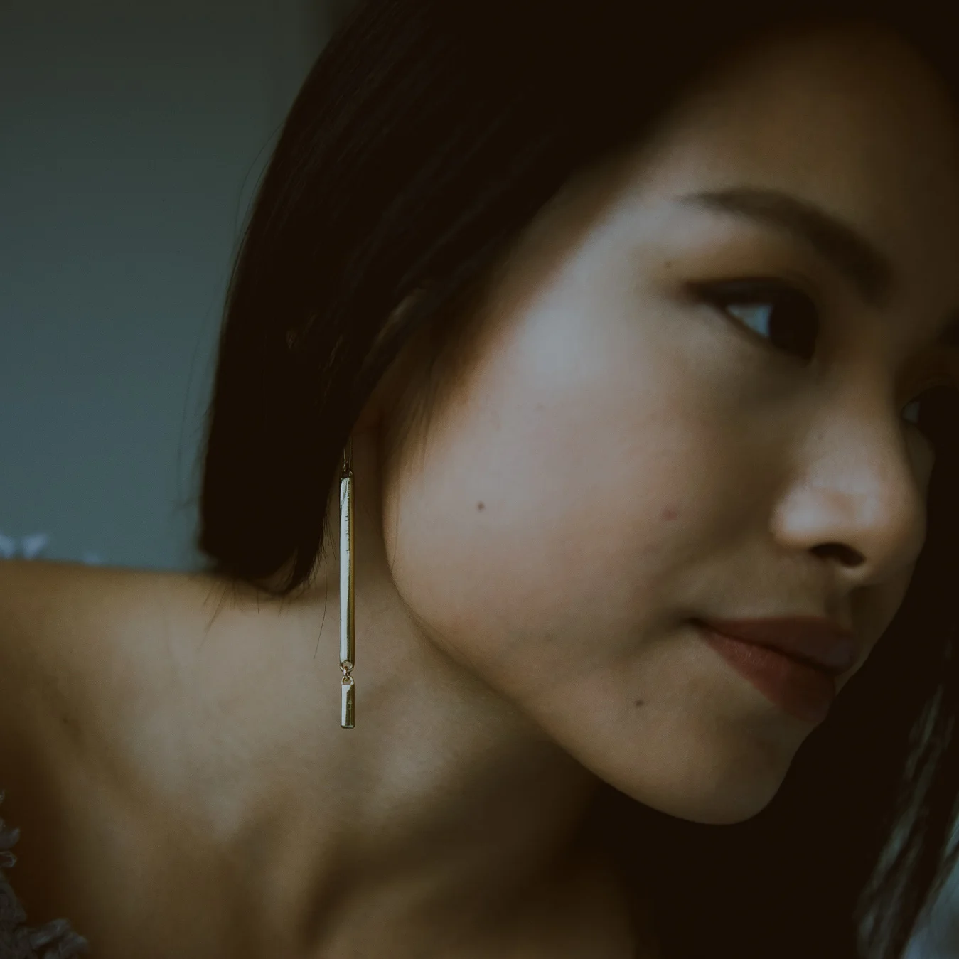 channel earrings by goldeluxe