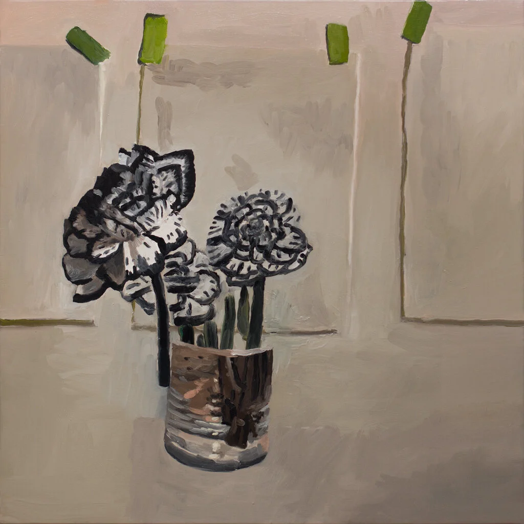 Black and White Flowers 