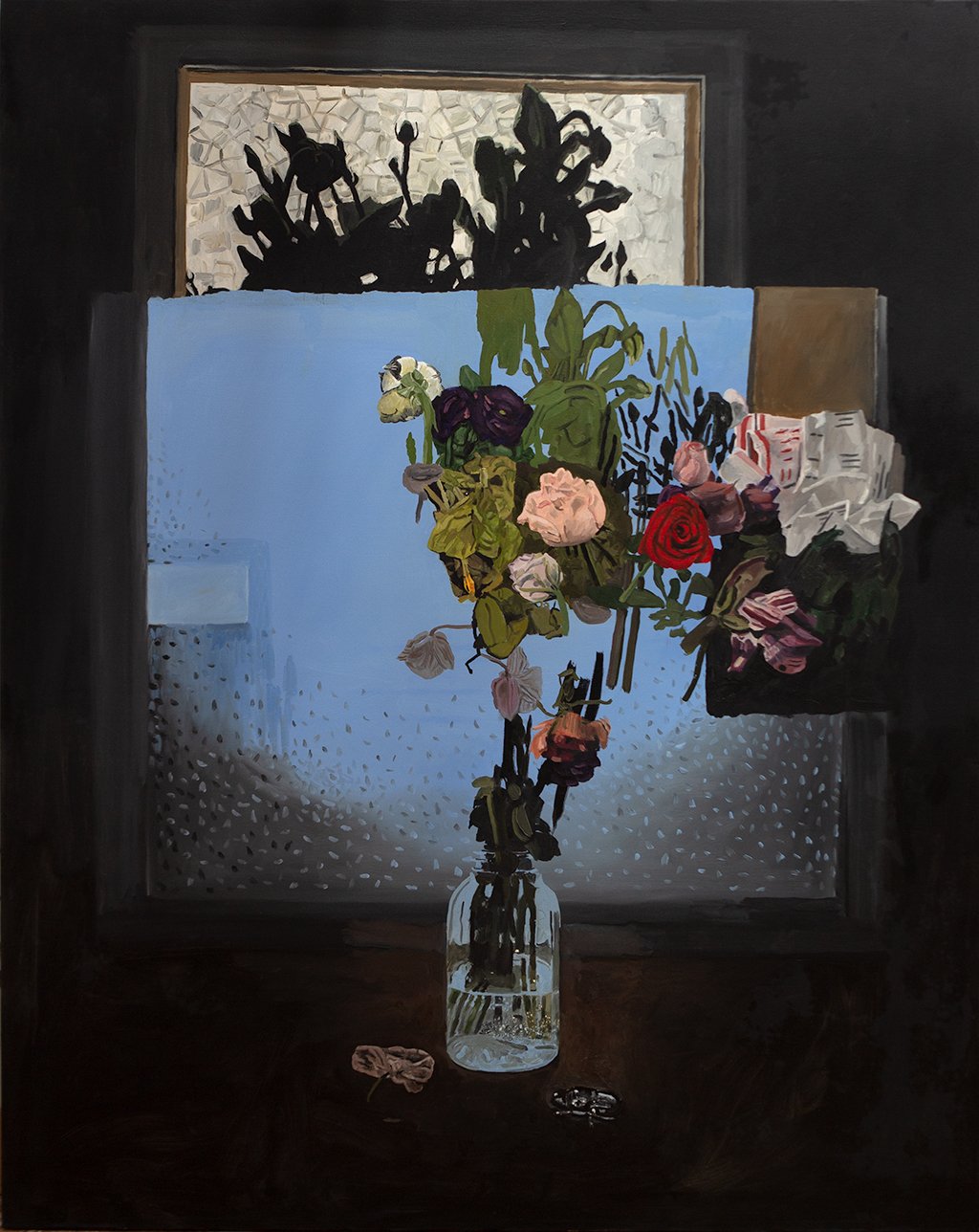 Flowers and Glass