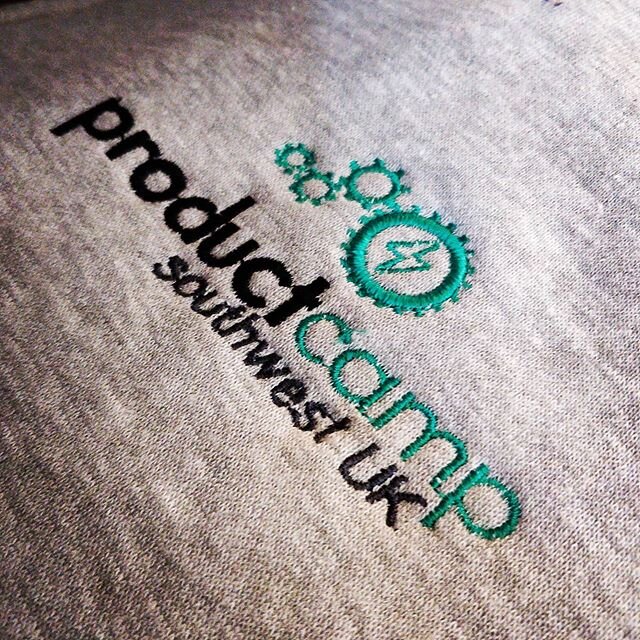 An urgent job of embroidered Premium Zip Hoodies #productmanagement #productcamp #ovoenergy #hoodie #embroidery #exeter #devon #roarclothinguk
