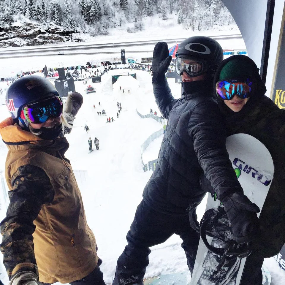Top of the drop in with Sven and Peetu 