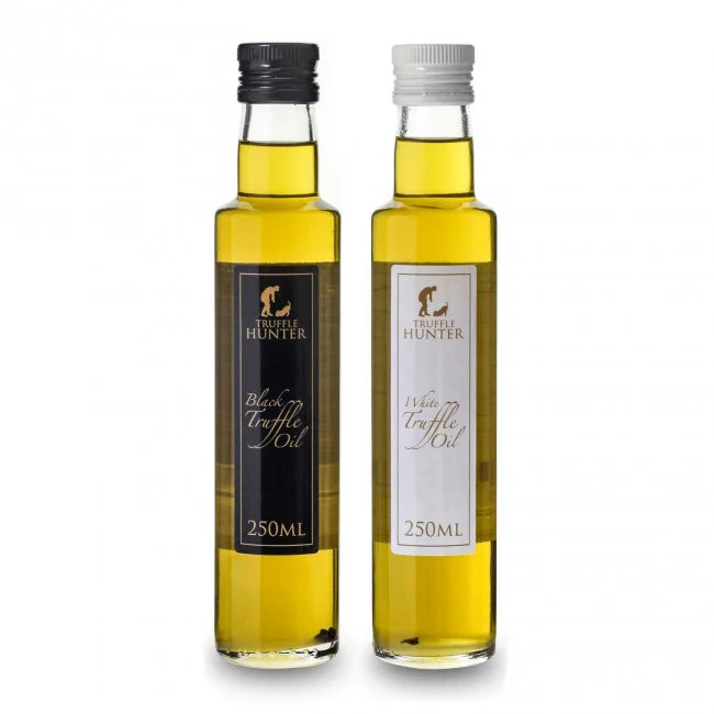 TruffleHunter Black &amp; White Truffle Oil Set