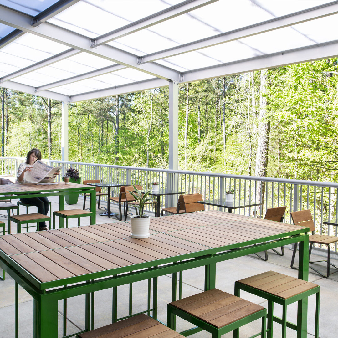 Chapel Hill Public Library: Outdoor Terrace